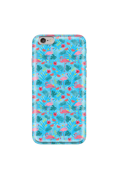 APPLE - iPhone 6S - Soft Clear Case - Tropical Flamingo IV