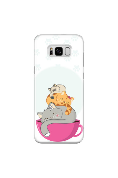 SAMSUNG - Galaxy S8 - 3D Snap Case - Sleep Tight Kitty