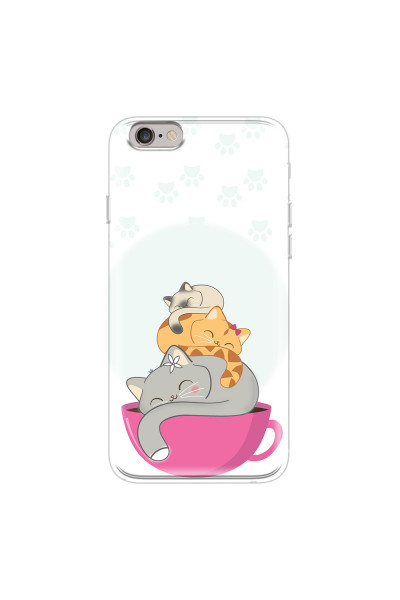 APPLE - iPhone 6S Plus - Soft Clear Case - Sleep Tight Kitty