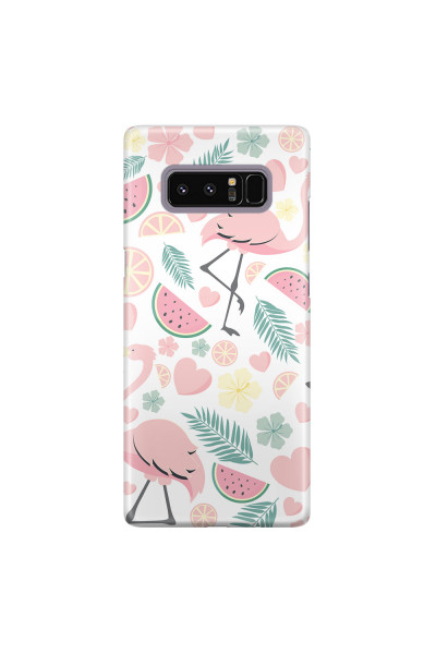 Shop by Style - Custom Photo Cases - SAMSUNG - Galaxy Note 8 - 3D Snap Case - Tropical Flamingo III