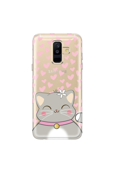 SAMSUNG - Galaxy A6 Plus - Soft Clear Case - Kitty