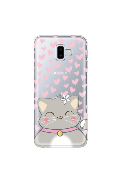 SAMSUNG - Galaxy J6 Plus - Soft Clear Case - Kitty