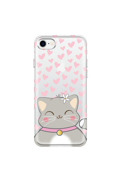 APPLE - iPhone 7 - Soft Clear Case - Kitty
