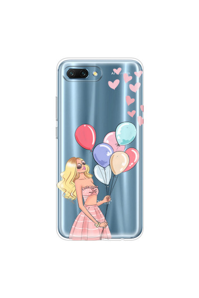 HONOR - Honor 10 - Soft Clear Case - Balloon Party