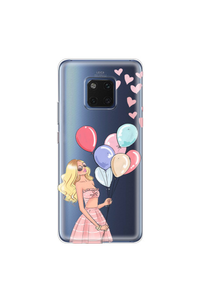 HUAWEI - Mate 20 Pro - Soft Clear Case - Balloon Party