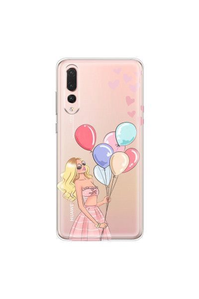 HUAWEI - P20 Pro - Soft Clear Case - Balloon Party