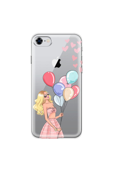 APPLE - iPhone 8 - Soft Clear Case - Balloon Party