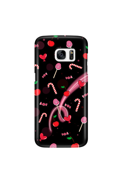SAMSUNG - Galaxy S7 Edge - 3D Snap Case - Candy Black