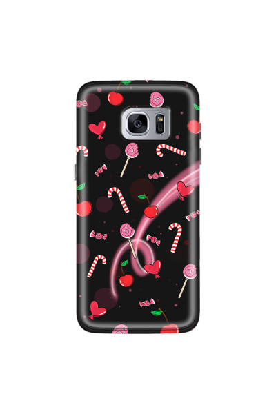 SAMSUNG - Galaxy S7 Edge - Soft Clear Case - Candy Black