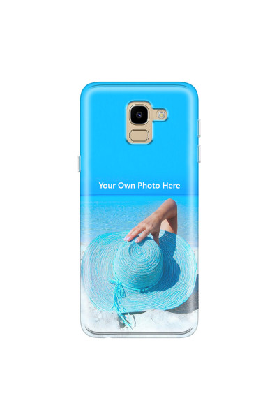 SAMSUNG - Galaxy J6 - Soft Clear Case - Single Photo Case