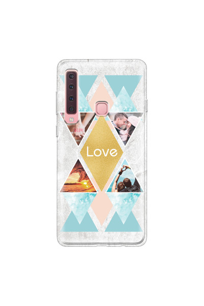 SAMSUNG - Galaxy A9 2018 - Soft Clear Case - Triangle Love Photo