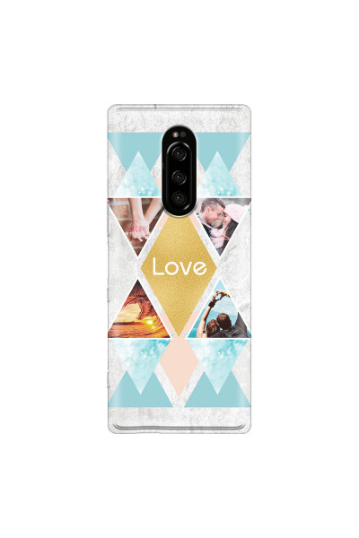 SONY - Sony 1 - Soft Clear Case - Triangle Love Photo