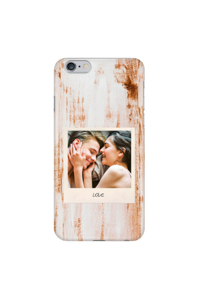 APPLE - iPhone 6S Plus - 3D Snap Case - Wooden Polaroid