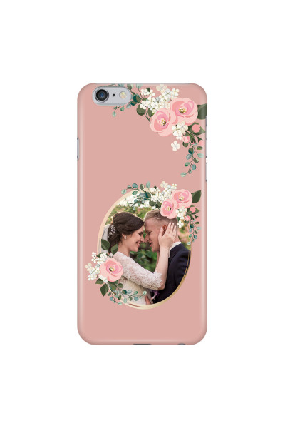 APPLE - iPhone 6S Plus - 3D Snap Case - Pink Floral Mirror Photo