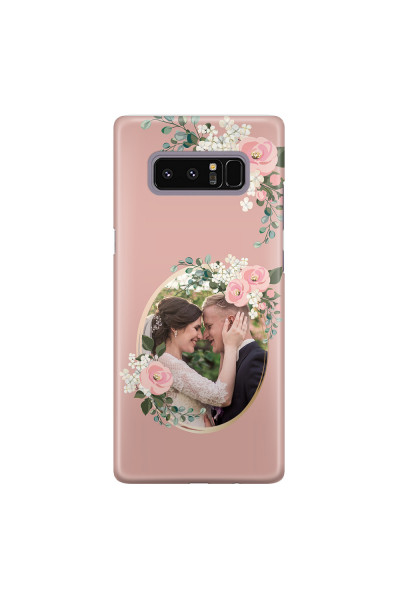 Shop by Style - Custom Photo Cases - SAMSUNG - Galaxy Note 8 - 3D Snap Case - Pink Floral Mirror Photo