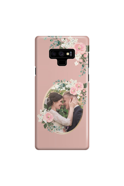 SAMSUNG - Galaxy Note 9 - 3D Snap Case - Pink Floral Mirror Photo