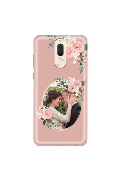 HUAWEI - Mate 10 lite - Soft Clear Case - Pink Floral Mirror Photo