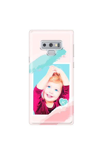 SAMSUNG - Galaxy Note 9 - Soft Clear Case - Kids Initial Photo
