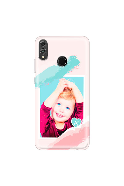 HONOR - Honor 8X - Soft Clear Case - Kids Initial Photo