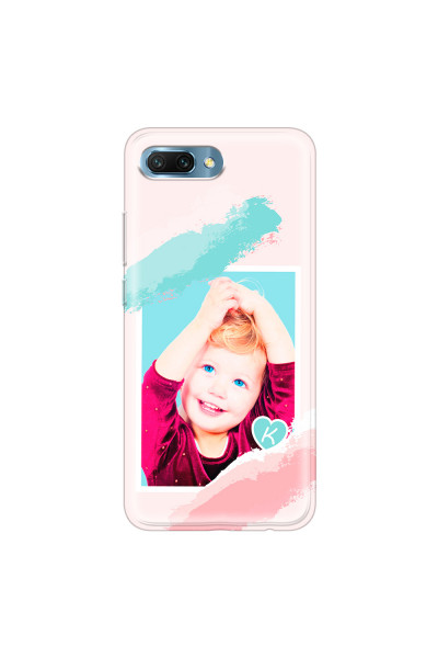 HONOR - Honor 10 - Soft Clear Case - Kids Initial Photo