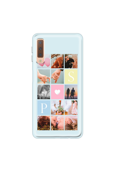 SAMSUNG - Galaxy A7 2018 - Soft Clear Case - Insta Love Photo Linked