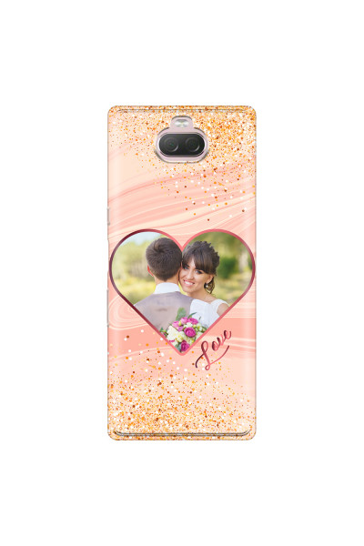 SONY - Sony 10 - Soft Clear Case - Glitter Love Heart Photo