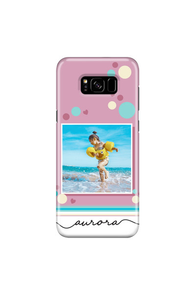 SAMSUNG - Galaxy S8 Plus - 3D Snap Case - Cute Dots Photo Case