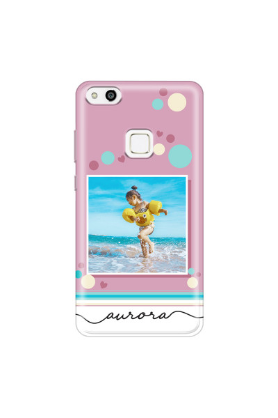HUAWEI - P10 Lite - Soft Clear Case - Cute Dots Photo Case