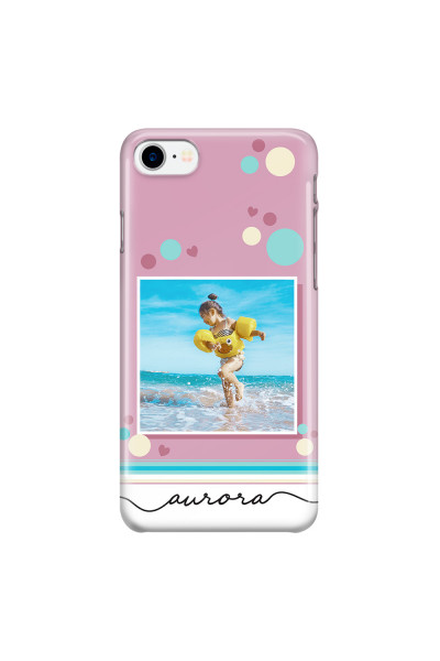 APPLE - iPhone 7 - 3D Snap Case - Cute Dots Photo Case
