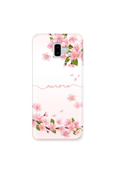 SAMSUNG - Galaxy J6 Plus - Soft Clear Case - Sakura Handwritten