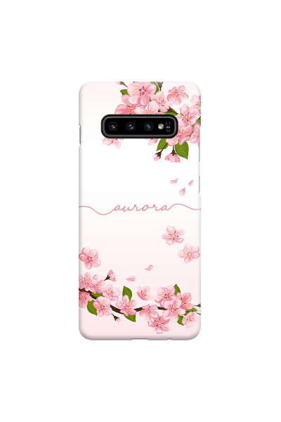 SAMSUNG - Galaxy S10 - 3D Snap Case - Sakura Handwritten