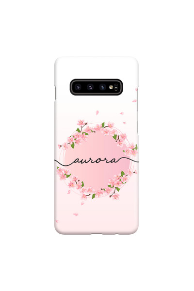 SAMSUNG - Galaxy S10 - 3D Snap Case - Sakura Handwritten Circle