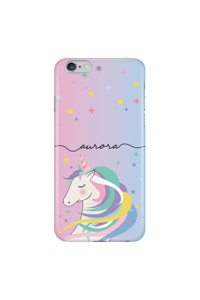 APPLE - iPhone 6S Plus - 3D Snap Case - Pink Unicorn Handwritten