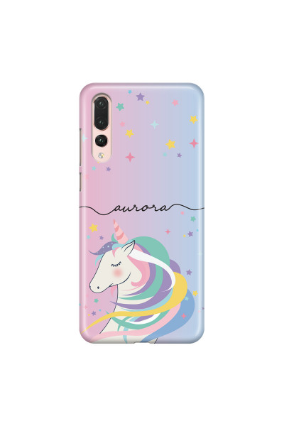HUAWEI - P20 Pro - 3D Snap Case - Pink Unicorn Handwritten