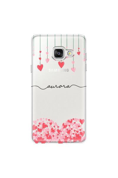 SAMSUNG - Galaxy A3 2017 - Soft Clear Case - Love Hearts Strings
