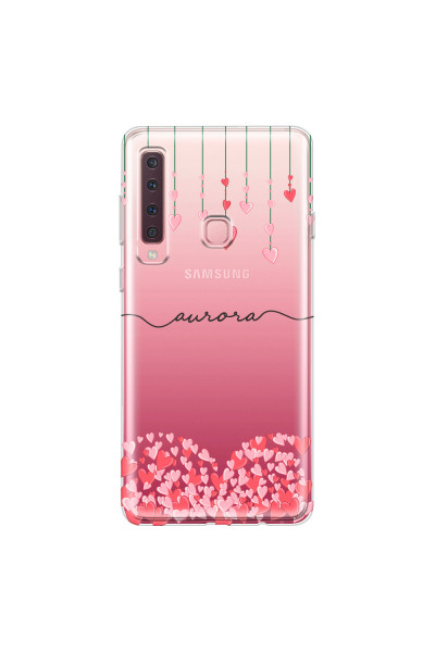 SAMSUNG - Galaxy A9 2018 - Soft Clear Case - Love Hearts Strings