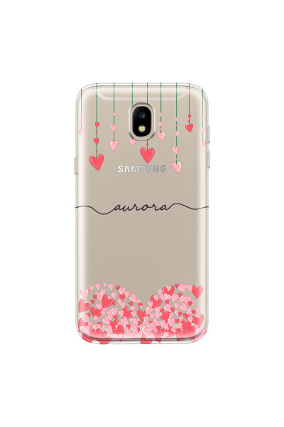 SAMSUNG - Galaxy J5 2017 - Soft Clear Case - Love Hearts Strings