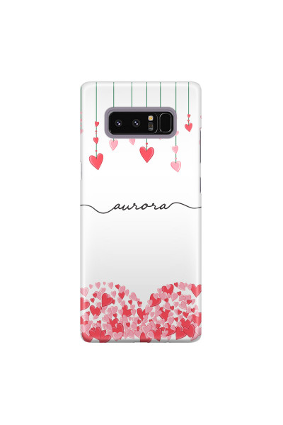 Shop by Style - Custom Photo Cases - SAMSUNG - Galaxy Note 8 - 3D Snap Case - Love Hearts Strings