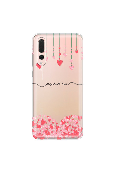 HUAWEI - P20 Pro - Soft Clear Case - Love Hearts Strings