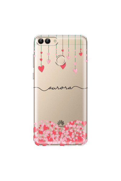 HUAWEI - P Smart 2018 - Soft Clear Case - Love Hearts Strings