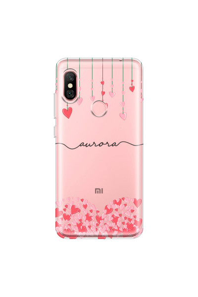 XIAOMI - Redmi Note 6 Pro - Soft Clear Case - Love Hearts Strings