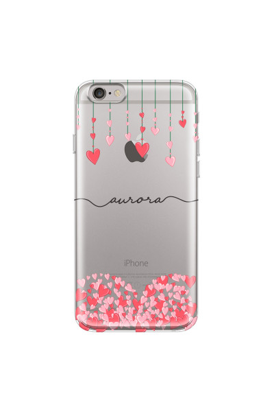 APPLE - iPhone 6S - Soft Clear Case - Love Hearts Strings