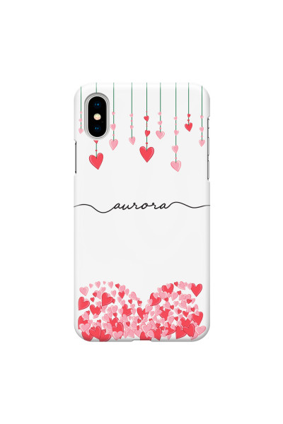 APPLE - iPhone X - 3D Snap Case - Love Hearts Strings