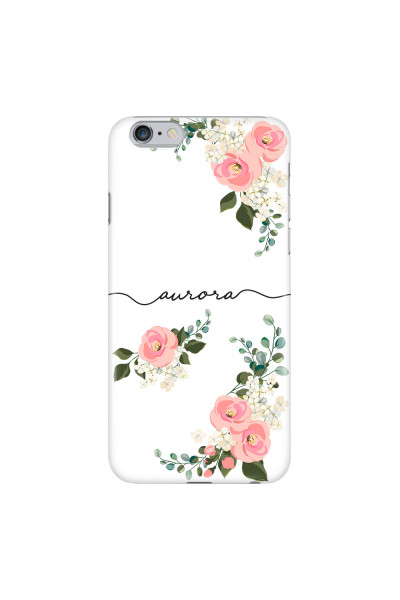 APPLE - iPhone 6S Plus - 3D Snap Case - Pink Floral Handwritten