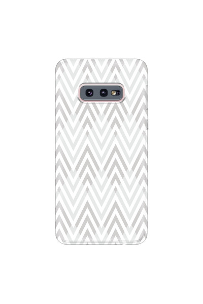 SAMSUNG - Galaxy S10e - Soft Clear Case - Zig Zag Patterns