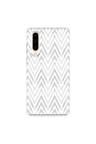 HUAWEI - P30 - Soft Clear Case - Zig Zag Patterns