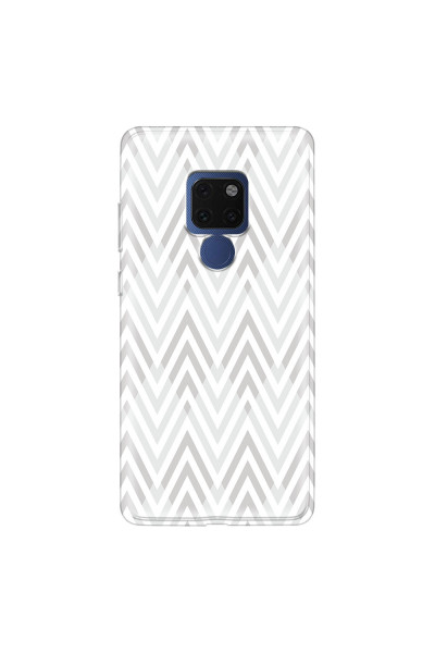 HUAWEI - Mate 20 - Soft Clear Case - Zig Zag Patterns