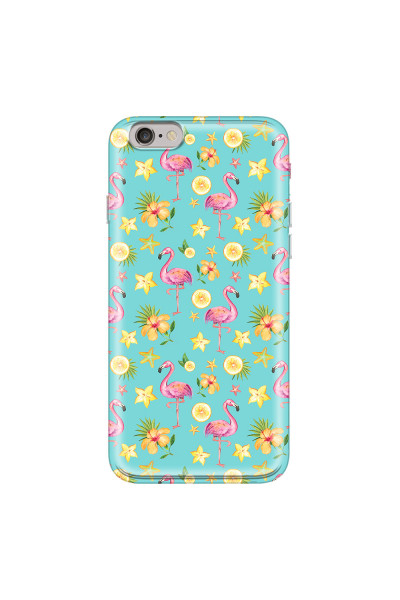 APPLE - iPhone 6S - Soft Clear Case - Tropical Flamingo I