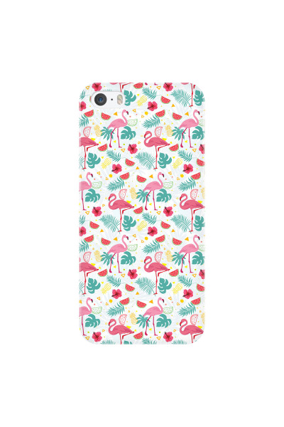 APPLE - iPhone 5S - 3D Snap Case - Tropical Flamingo II