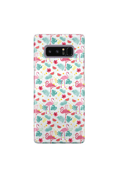 Shop by Style - Custom Photo Cases - SAMSUNG - Galaxy Note 8 - 3D Snap Case - Tropical Flamingo II